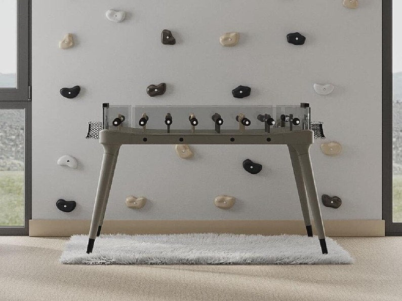 ✨Handmade Walnut & Plexiglass Foosball Table, Luxury Home Decor🤩