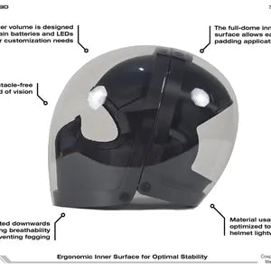 ✨PROXIMA - Live Performance Helmet with Full 360 Visor🤩