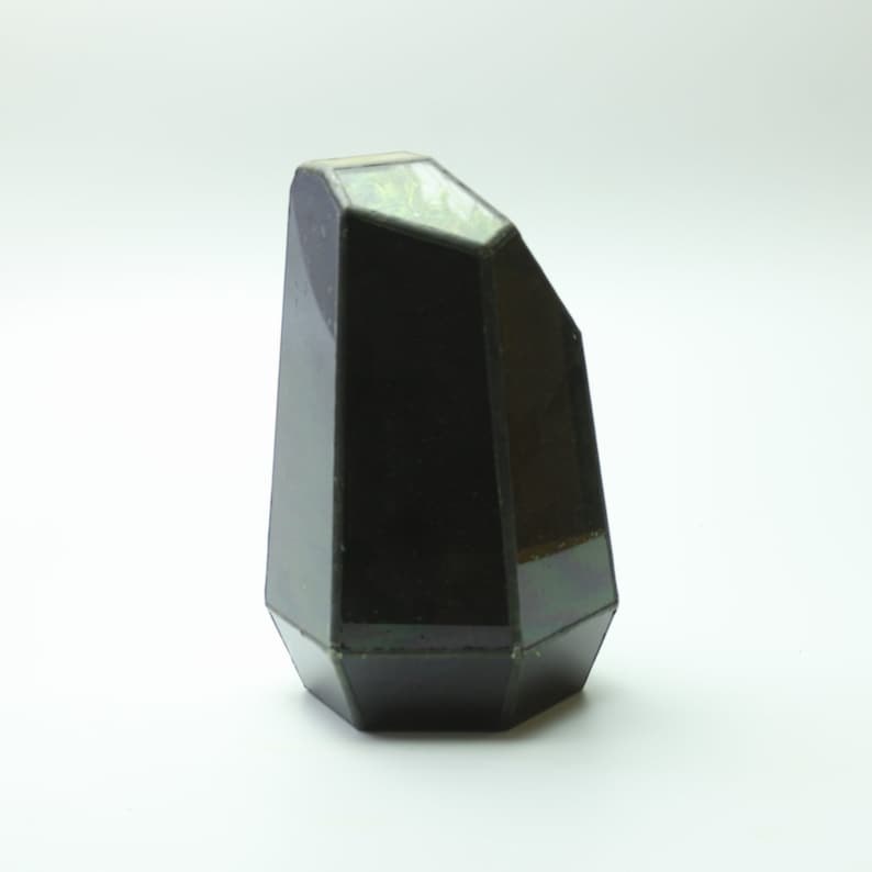 ✨Geometric Terrarium | Prism | Desktop Mossarium Centrepiece | Preserved Moss Art Terrarium | Crafts for Adults